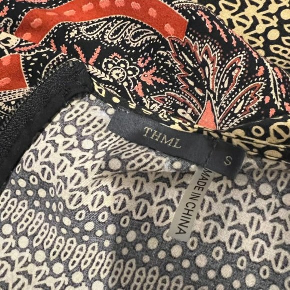 THML 3/4 Sleeve Crew Neck Dress Size Small - Picture 11 of 11